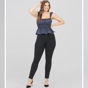 SPANX The Perfect Pant, Ankle 4-Pocket Black Size Medium